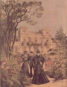 Marija Fjodorovna cárnő (1847-1928) a Turbie Hotelben alkotó: Henri Meyer
