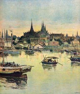 Bangkok kilátása alkotó: Henri Meyer