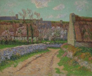 "Clohars falu", 1898 alkotó: Henri Moret