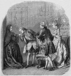 Lamballe hercegnője, XV. Lajos király, Lajos de Richelieu, Jeanne du Barry grófnő.