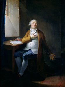 XVI. Lajos (1754-93) a templomban, 1795 körül (olaj, vászon)