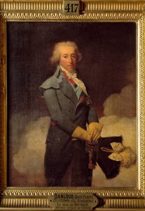 Louis Henri Joseph de Bourbon (1756-1830), Conde kilencedik és utolsó hercegének portréja. Henri Pierre Danloux festménye (1753-1809)