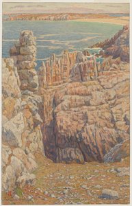 Camaret sziklái alkotó: Henri Rivière