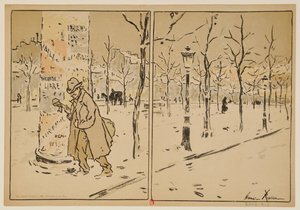 Párizs télen: a Théâtre Libre műsora, 1889-1890-es évad alkotó: Henri Rivière