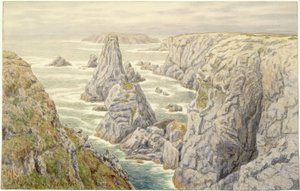 Port Coton sziklái. Belle-Isle alkotó: Henri Rivière