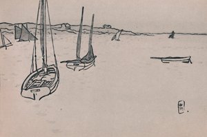 Breton táj, 1900-as évek, 1946 alkotó: Henri Rivière