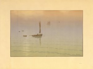 köd a tengeren alkotó: Henri Rivière