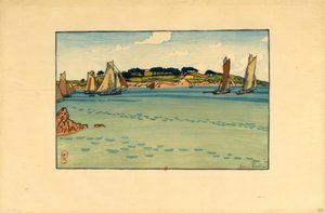 Henri Rivière, Gabares elöl… alkotó: Henri Rivière