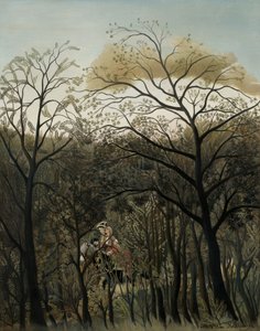 Találkozó az erdőben, 1889. alkotó: Henri Rousseau