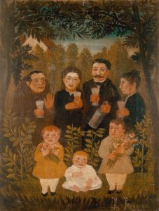 Egyesült család alkotó: Henri Rousseau