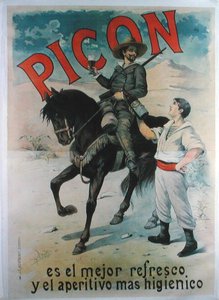 A "Picon" spanyol aperitifet reklámozó plakát