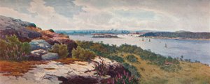 „Sydney From Vaucluse”, 1906 alkotó: Henri Tebbitt