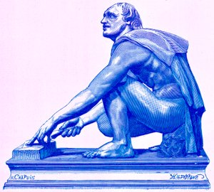 The Grinder, illusztráció Victor Duruy „Róma története” című művéből, 1884-ben (digitálisan javított kép)