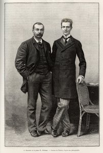 Gabriel Bonvalot (1853-1933), a történet szerzője felfedező és Henri d