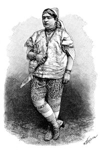 Tunéziai zsidónő, 1890 alkotó: Henri Thiriat