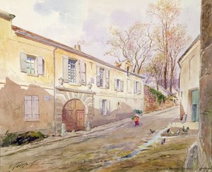 Armande Bejart (1642-1700) háza Meudonban, 1906 körül (wc, papír)