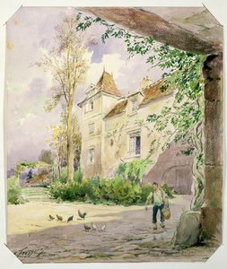 Armande Bejart háza (1642-1700) Meudonban, 1906 körül