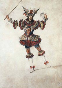 Varázsló balettjelmeze, 1654 körül (guache) alkotó: Henri de Gissey
