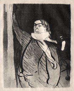Aristide Bruant alkotó: Henri de Toulouse-Lautrec