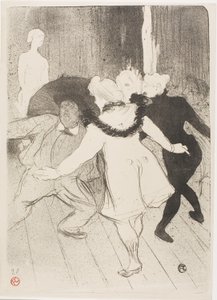 A Folies-Bergerében: Monsieur Prudhomme szerénysége alkotó: Henri de Toulouse-Lautrec