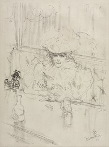 cockchafernél alkotó: Henri de Toulouse-Lautrec