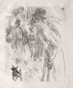 A Sínai lábánál: A lengyel zsidók, Carlsbad alkotó: Henri de Toulouse-Lautrec