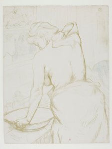 Ők: Fürdőző nő alkotó: Henri de Toulouse-Lautrec