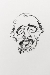 Henri Toulouse-Lautrec. Önarckép. alkotó: Henri de Toulouse Lautrec