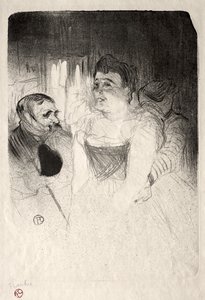 Judic a Loge-ban alkotó: Henri de Toulouse-Lautrec