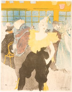 A bohócnő a Moulin Rouge-ban alkotó: Henri de Toulouse-Lautrec