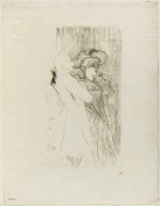 Lender és Auguez a La Chanson de Fortunioban alkotó: Henri de Toulouse-Lautrec