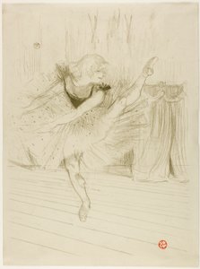 Miss Ida Heath, angol táncos alkotó: Henri de Toulouse-Lautrec