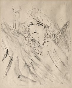 Színészek és színésznők portréi: Tizenhárom litográfia: Sarah Bernhardt alkotó: Henri de Toulouse-Lautrec