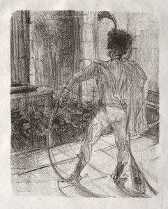 A Sínai lábánál: Schlomé Fuss a zsinagógánál alkotó: Henri de Toulouse-Lautrec