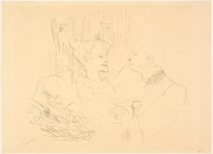 Vacsora Londonban alkotó: Henri de Toulouse-Lautrec