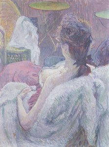 A modell pihenője alkotó: Henri de Toulouse Lautrec