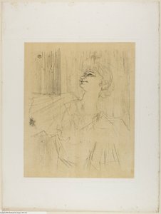 Yvette Guilbert – Menilmontant de Bruant, Yvette Guilberttől alkotó: Henri de Toulouse-Lautrec