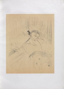 Yvette Guilbert-angol sorozat: Régi dal alkotó: Henri de Toulouse-Lautrec