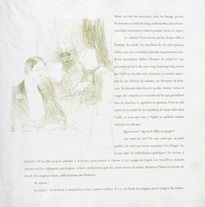 Yvette Guilbert-Francia sorozat: 8. sz alkotó: Henri de Toulouse-Lautrec
