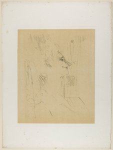 Yvette Guilbert – Soularde, Yvette Guilberttől alkotó: Henri de Toulouse-Lautrec