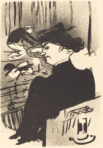 Eine Zuschauerin von Henri de Toulouse Lautrec