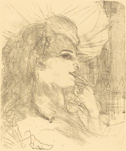 Anna Held, 1896. alkotó: Henri de Toulouse Lautrec