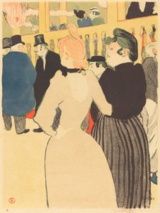 A Moulin Rouge-ban, la Goulue és nővére alkotó: Henri de Toulouse Lautrec