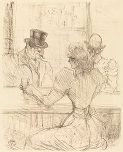 A Picton bárban, rue Scribe (Au bar Picton, rue Scribe) alkotó: Henri de Toulouse Lautrec