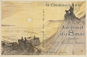 A Sínai lábánál: Borító, 1898. alkotó: Henri de Toulouse Lautrec