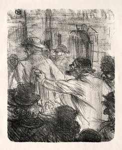 A Sínai lábánál: Posztócsarnok, Krakkó, 1898. alkotó: Henri de Toulouse Lautrec