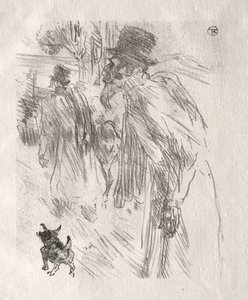 A Sínai lábánál: A lengyel zsidók, Carlsbad alkotó: Henri de Toulouse Lautrec