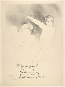 A fajtáknál, Miss Lender és Brasseur alkotó: Henri de Toulouse-Lautrec