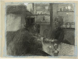 A rue de Rome kávézó bárja alkotó: Henri de Toulouse-Lautrec