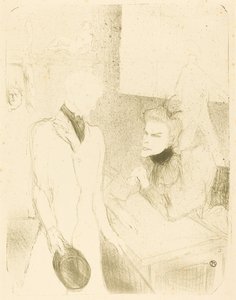 Brandes és Le Bargy Cabotinsban Brandès és Les Bargy Cabotinsban, 1894. alkotó: Henri de Toulouse Lautrec